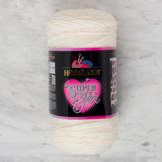Himalaya Super Soft 200 gr Yarn, Ecru -80812
