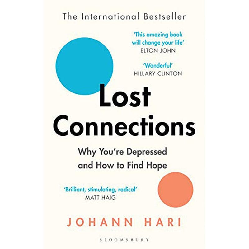 Lost Connections – Johann Hari (دراسة اجتماعية في أسباب التوتر الحديث)